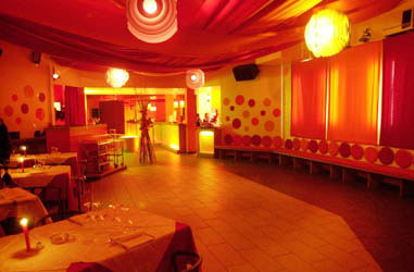 L'area ristorante - discoteca