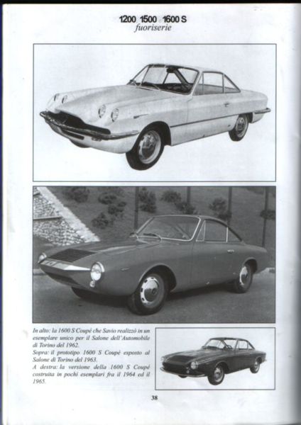 documantazione osca 1600 s coupe'