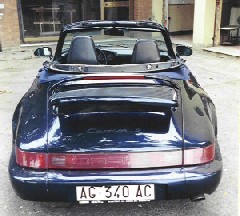 PORSCHE 964 CABRIO RUBATA CON TRUFFA