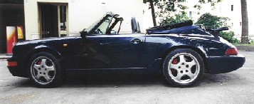 PORSCHE 964 CABRIO  RUBATA CON TRUFFA