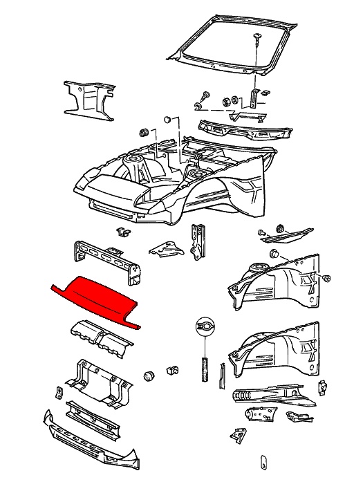 Nasetto anteriore 924 turbo