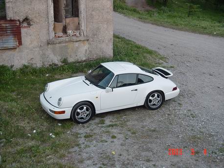 CARRERA 4 BIANCA COME PORSCHE RACING