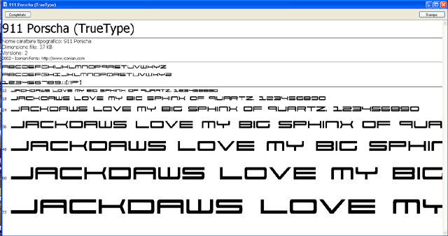 font