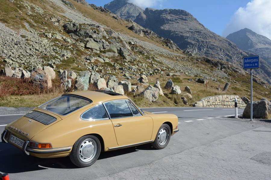 Porsche 912 Julier Pass