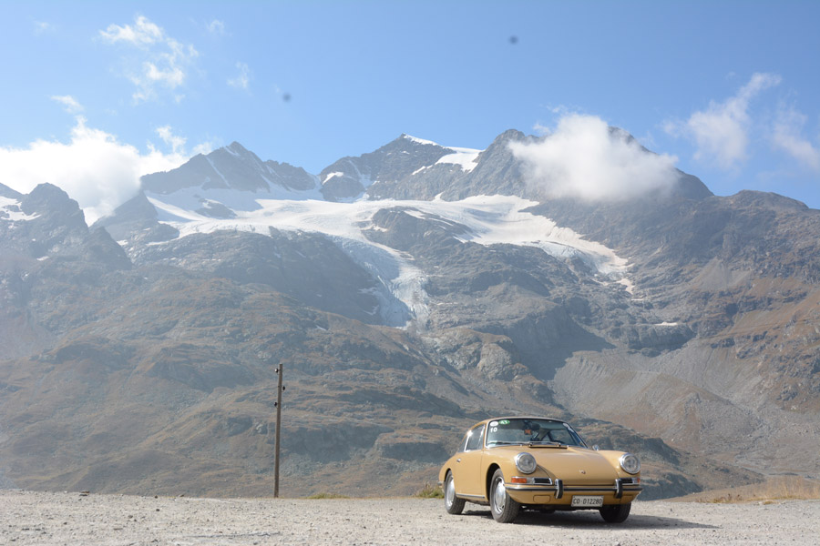 Porsche 912 Bernina Ghiacciaio