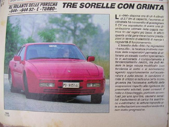 Tre sorelle con grinta (quattroruote 88)