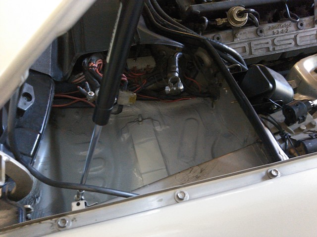 verniciatura vano batteria