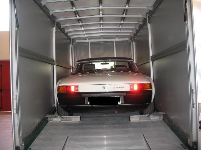 eccola sul camion