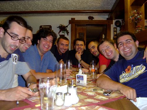 IL GRUPPO ROMANO "ALL'ULTIMA CENA" PRIMA DEL RING