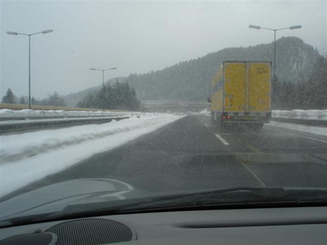 autostrada A23 in direzione Austria
