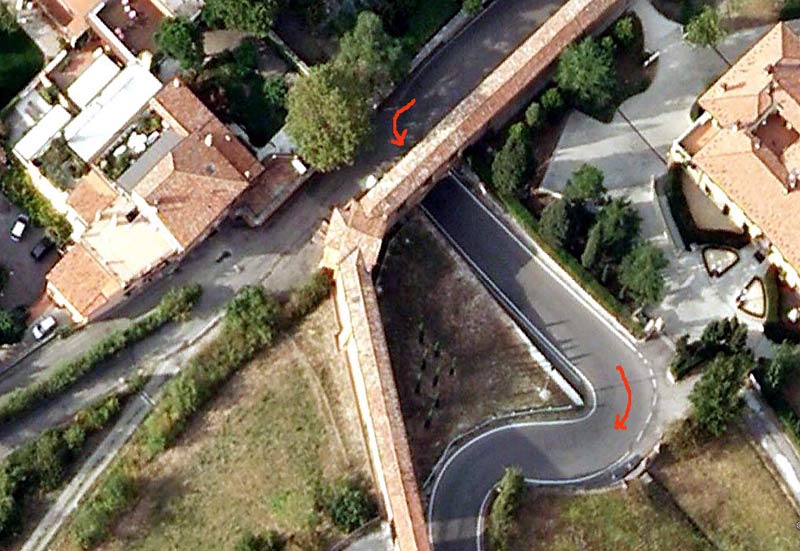 Curva delle  Orfanelle
