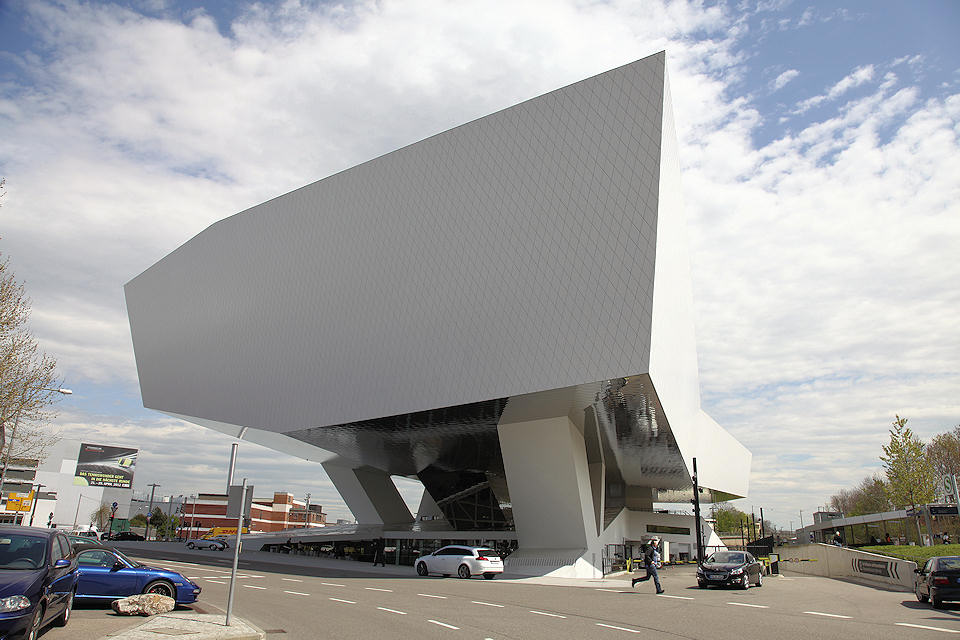 La parte frontale del Museo