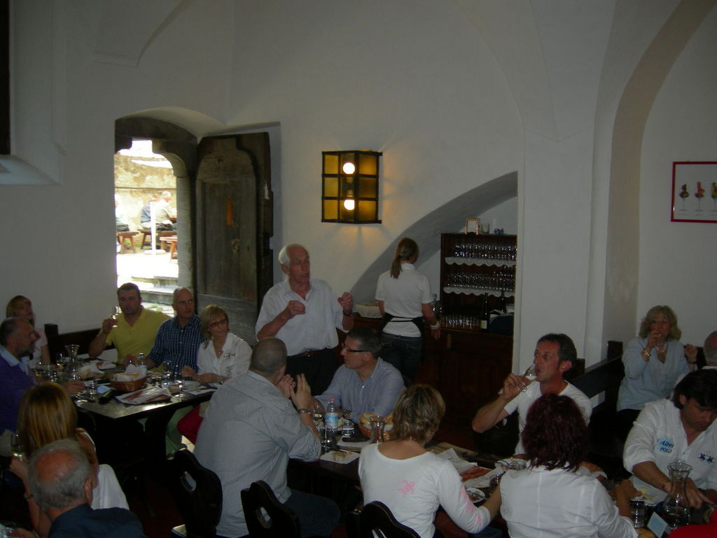 a tavola con l'enologo Giovanni