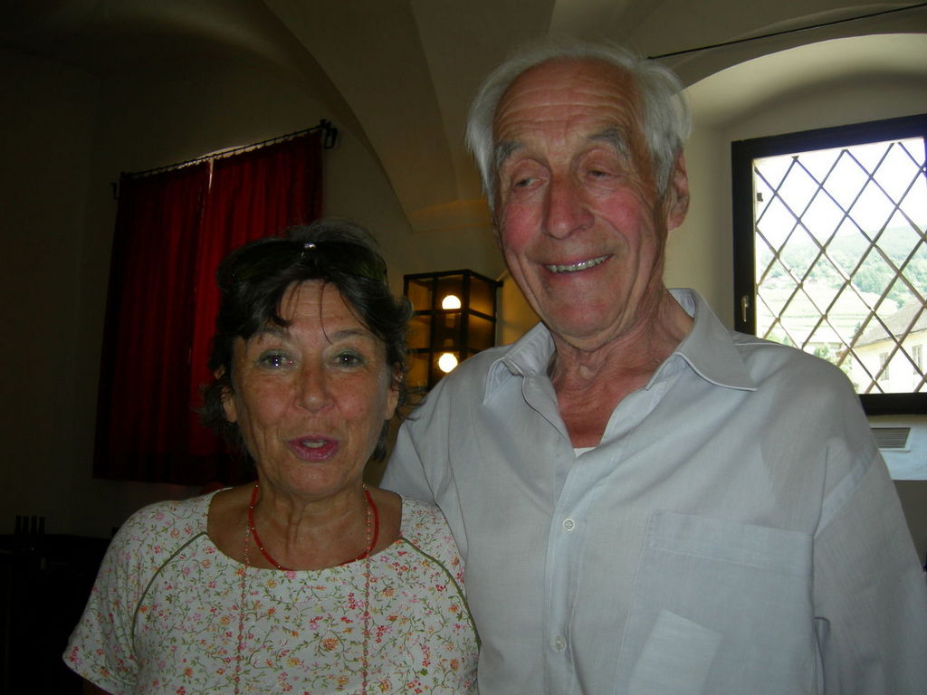 Sig.ra Giuliana ed enologo Giovanni