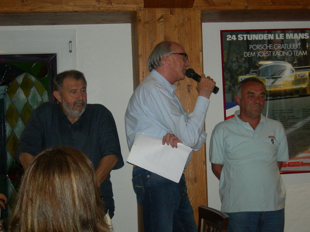 cena di Gala con giornalista P.I. ed ex pilota