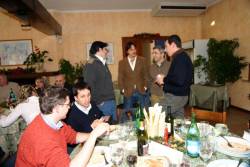 La sala.. gli amici la gente....