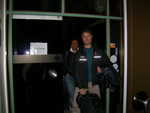alcuni arrivi serali all'hotel